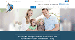 Desktop Screenshot of falcon-heating.com